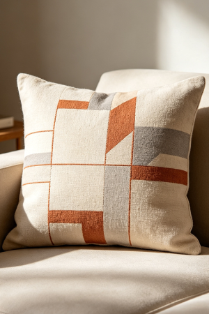 Geometric Pattern Decorative Cushion For Home