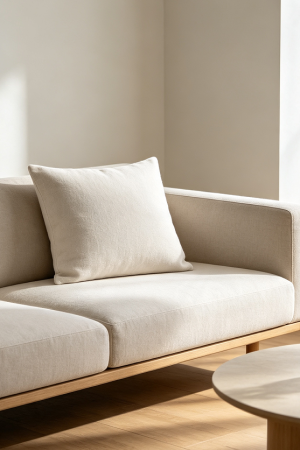 Minimalist Cotton Cushion For Modern Interiors